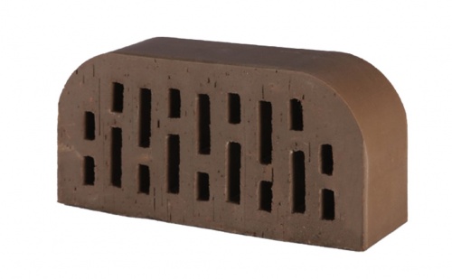 Кирпич радиусный пустотелый Lode Brunis F14 гладкий, 250*120*65 мм